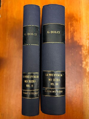 Die Stimme Italiens in den Jahrhunderten Vol. 3 Band 1e2 - G. Süßigkeiten
