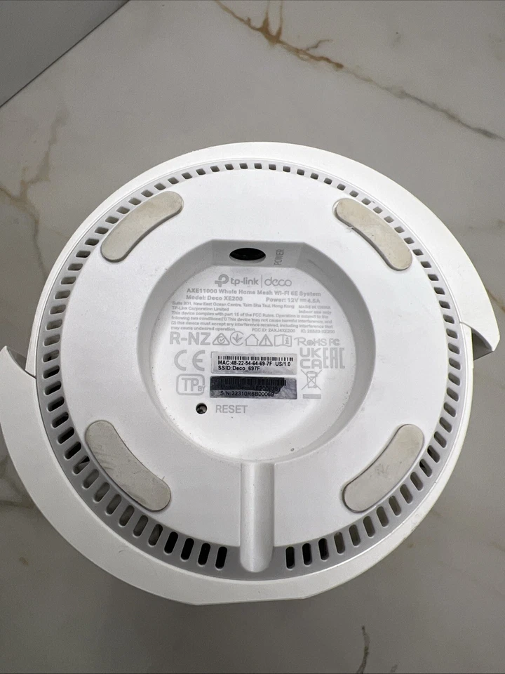 TP-Link Deco XE200 1 PACK AXE11000 Whole Home Mesh Wi-Fi 6E System 6Ghz Tri-Band - image 2 of 4
