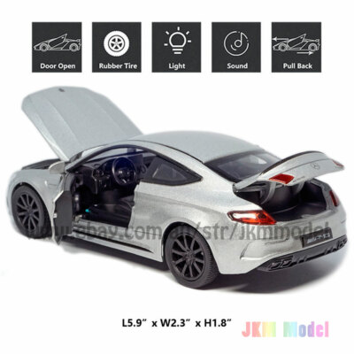 1:32 Mercedes Benz C63S AMG Model Car Diecast Toy Vehicle