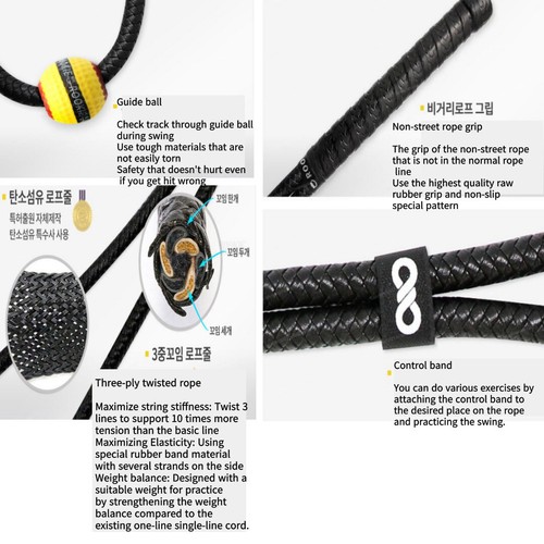 Golf Swing Training Professionally Designed Aid Equipment Distance Rope Plus - Picture 9 of 13