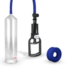 LeLuv EasyOp Penis Pump Tgrip Handle and Premium Hose with One Silicone Sleeve