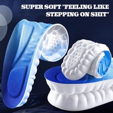 Orthopedic Insoles for Breathable Soft Latex Insoles Sport Shock Absorption Runn