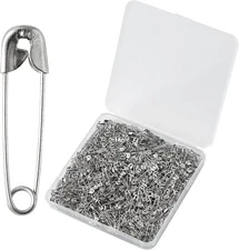 1000PCS Safety Pins, 0.75In/19mm Small Fastening Pins, Rust Resistant Nickel US