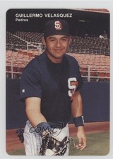 1993 Mother's Cookies San Diego Padres Stadium Giveaway Guillermo Velasquez 0q3