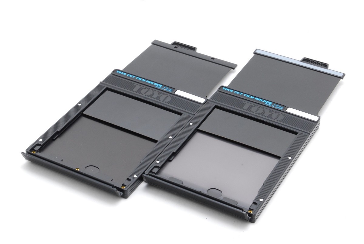 Lot of 2 [MINT in Box] Toyo 4x5 Cut Film Holder For Large Format