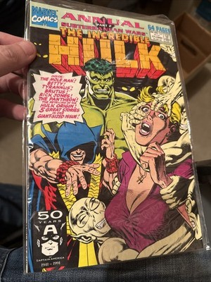 Incredible Hulk Annual #17 Vol. 1 1991 Marvel Comics 1st App Annual 8.0 W238-137