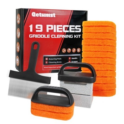 Upgraded Griddle Cleaning Kit for Blackstone, Flat Top Grill Cleaner Set with...