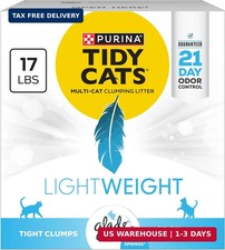 Purina Tidy Cats LightWeight Glade Clear Springs Litter, 17 lb