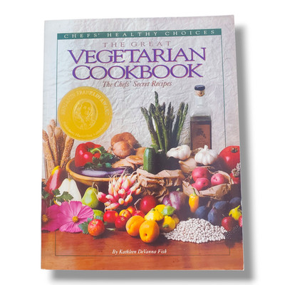The Great Vegetarian Cookbook Kathleen DeVanna Fish 1993 Chef's Recipes
