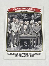 2023 Topps Heritage News Flashbacks #NF-9 - Freedom of Information Act