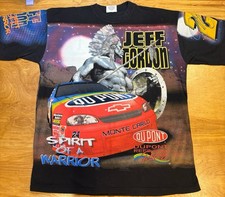Vtg 1998 Jeff Gordon Nascar Racing  T-Shirt XL Dupont Spirit Of A Warrior Chase