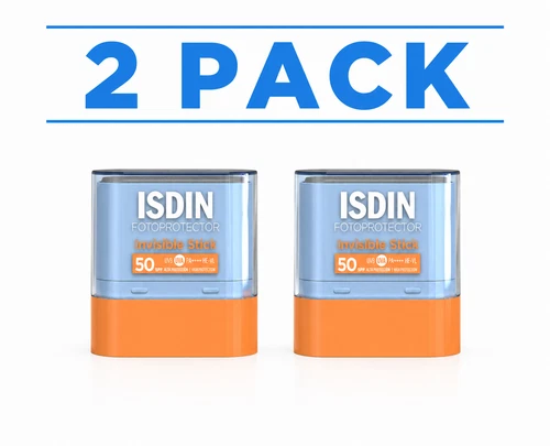 2PACK ISDIN Fotoprotector Invisible Stick SPF50 Sun Protection Stick, 10 g