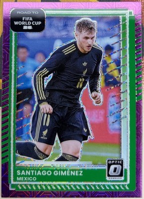 25/26 Panini Donruss WM26 Santiago Gimenez purple Mojo 18/25 Mexico