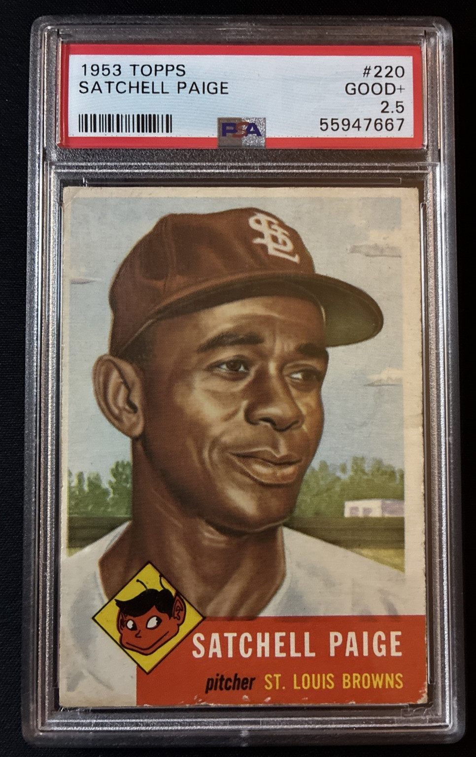 1953 Topps Satchel Paige #220 PSA 2.5