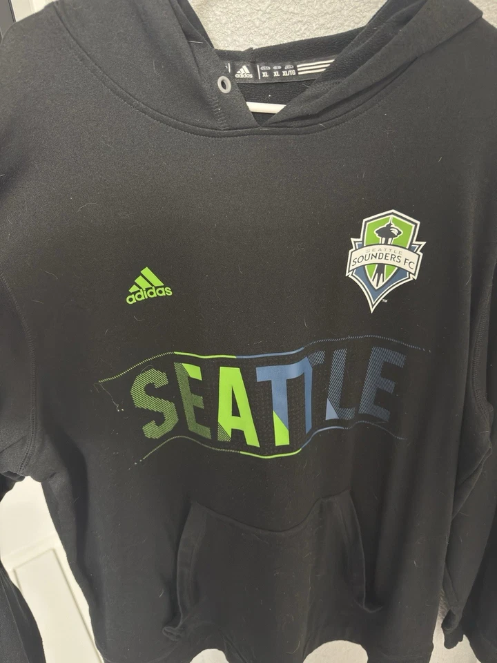 Seattle Sounders FC Adidas Climawarm Hoodie - Image 3 of 4