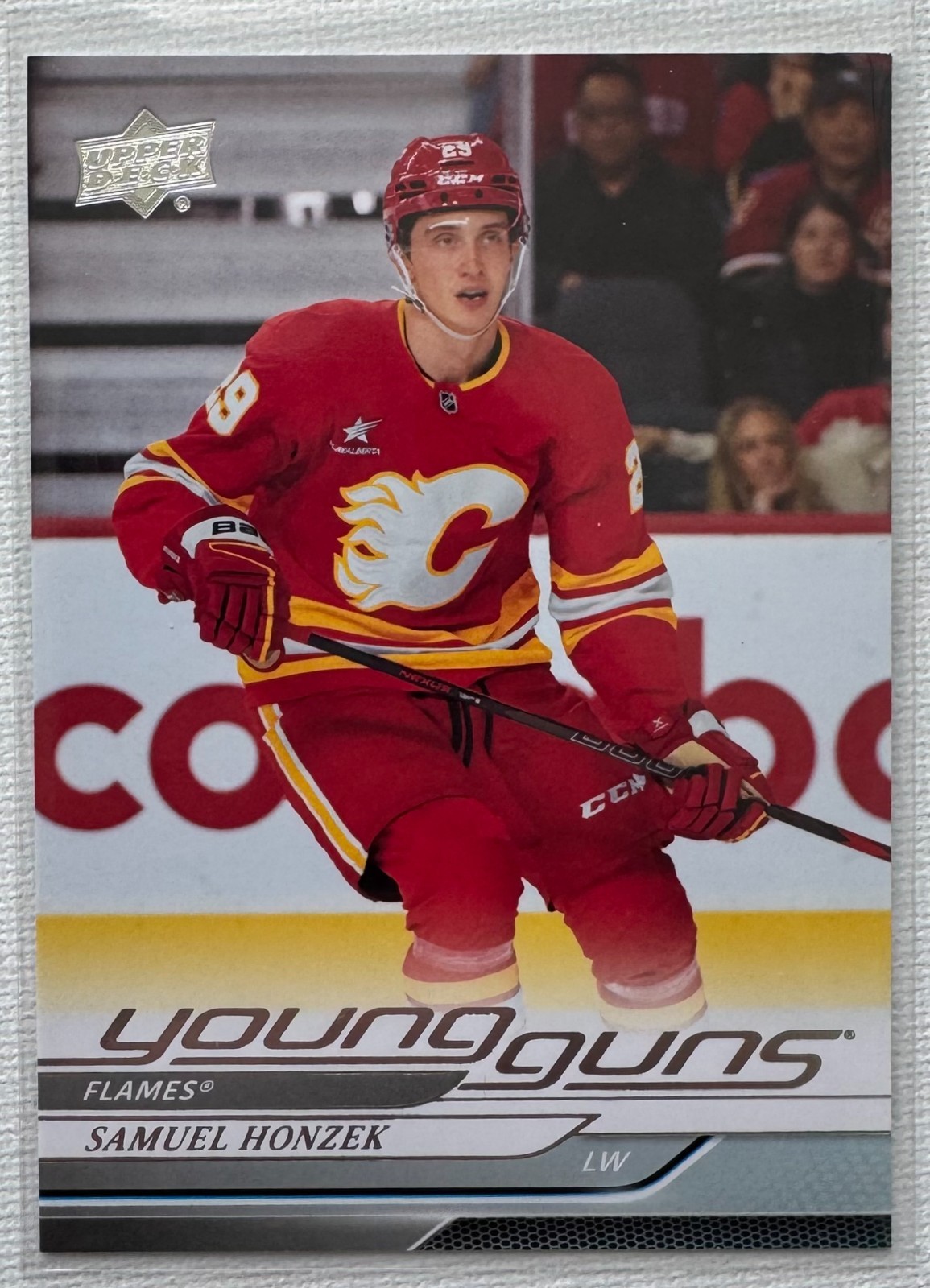 2024-25 Upper Deck Samuel Honzek Young Guns #485 UD Series 2 Rookie