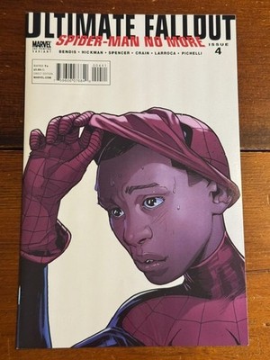 Ultimate Fallout #4-2nd Print Variant 2011-Marvel Comics-Spider-Man No More-NICE