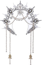 Halo Crown Mary Goddess Headband Women Halloween Costume Headpiece