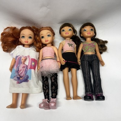 Cute MGA 4-Ever Best Friends Beauty Time Four Doll Set Unboxed & Dressed