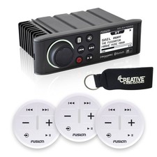 Fusion MS-RA70NSX Marine Entertainment System With Three Wireless Remotes