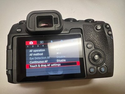 Canon EOS RP 26.2 MP Digital SLR Camera - Black (Body Only) 12,000 shutter count