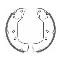 ABE Bremsbackensatz C0P015ABE FüR CitroËN Passend FüR Fiat Lancia Peugeot