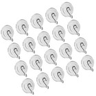 40 PCS 60mm Cup Wall Hanger Transparent Hooks Punch-Free Hangers Tracele