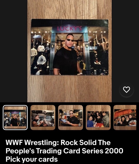 WWF Wrestling: Rock Solid The People's Trading Card Series 2000 Pick your cards