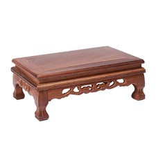 Oriental Furniture Display Stand Vase Flower Wooden Base Chinese Shelf