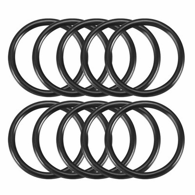 10 pcs black rubber oil seal O ring sealing gasket washers 25mm x 2.3mm *kk