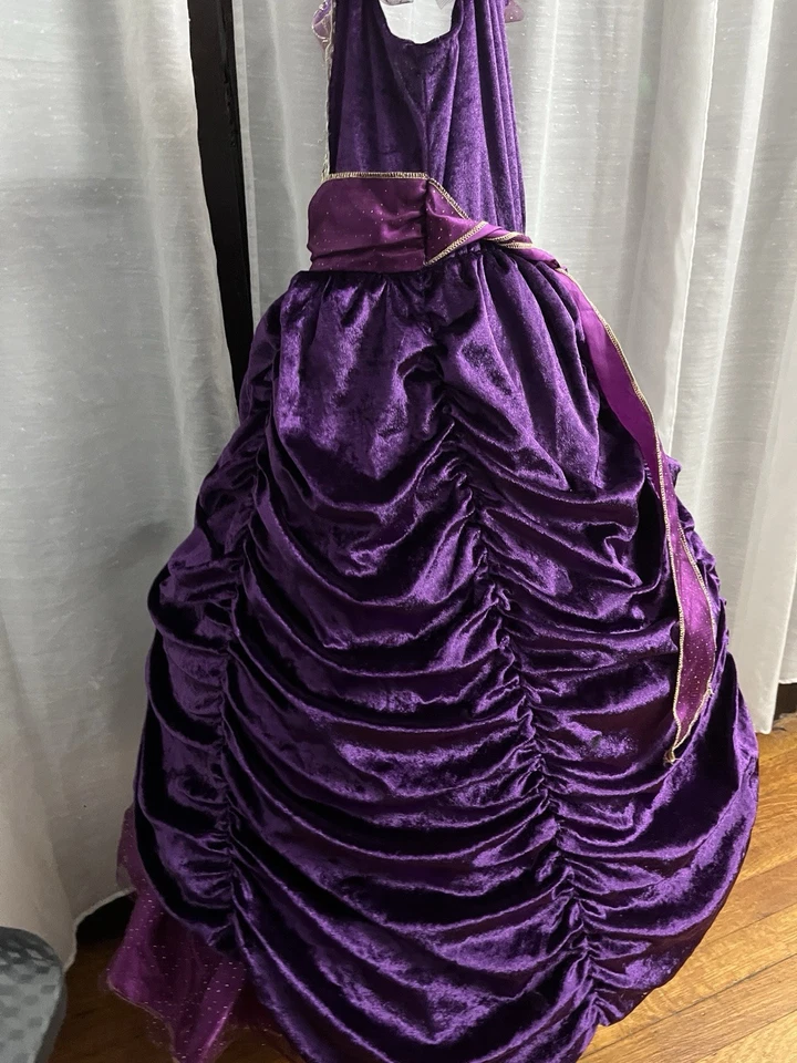 Vestido Princesa What A Character Púrpura Con Aro Talla 5-6 Años Disfraz Halloween Foto 3 de 4