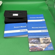 2024 Honda Accord Owners Manual With Case