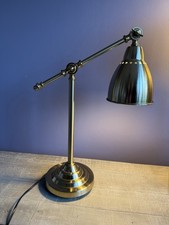 IKEA BAROMETER Brass Desk Lamp B1021 – Adjustable Arm – Classic Vintage Style