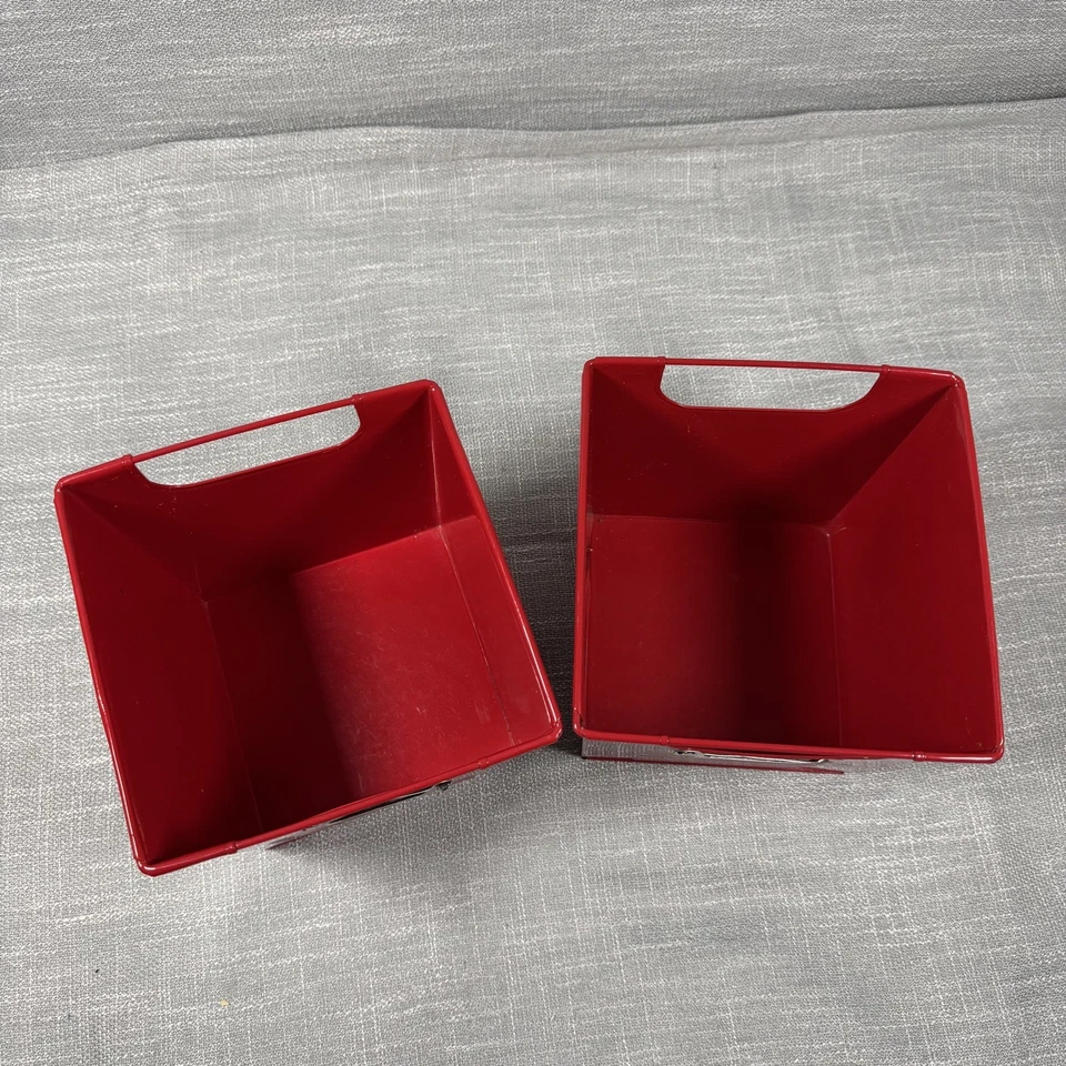 (2) Drawer organizers | Locker Room | Red | Sports Theme | Desk | Closet | Decor - Image 3 of 4