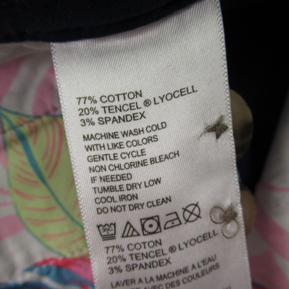 Tommy Bahama Pantalones Cortos Mujer 10 Ligeros Bolsillos Exterior Ligeros Azul Foto 4 de 4