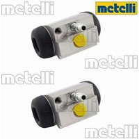 2X Radbremszylinder Metelli 04-0811 2 Bremszylinder Set Rechts Links FüR Fiat