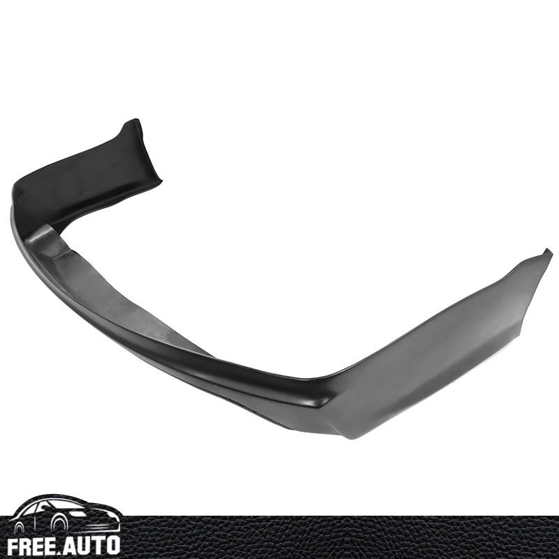 Fits 08-10 Honda Accord Rear Bumper Lip MUG Style Unpainted Black Spoiler PU