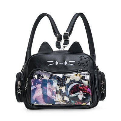Kawaii Ita Bag Backpack Crossbody Pin Display Multi-Purpose Shoulder Bag Kawaii Ita Bag Backpack Crossbody Bag Cat Shoulder Bags  main image 3