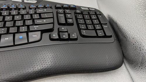 Logitech K350 ( Y-RBN90 ) Wireless Comfort Wave Ergonomic Keyboard NO RECIEVER - Picture 5 of 10
