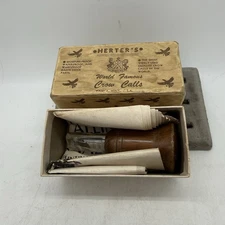 Vintage Herters 205 Crow Call In Original Box With Instruction Manual