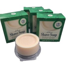 Set 4 Van Der Hagen Deluxe Shave Soap For Dry Skin Heavy Beard 2.5 oz Each