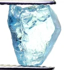 TOP IF FLAWLESS 2.50ct BLUE ZIRCON ROUGH 100%NATURAL FACET NR!