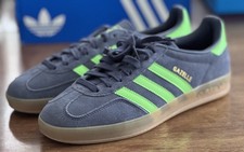 Men’s Size 10 adidas Gazelle Indoor Navy Green Gum JR3842 Originals Sneakers