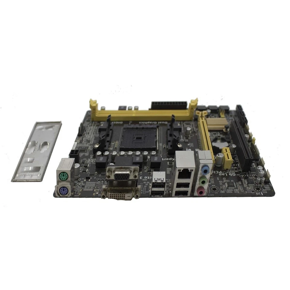 Placa Base Asus A58M-E AMD FM2 FM2+ Micro-ATX MATX 2 X DDR3 VGA Reacondicionado - Imagen 3 de 4