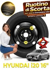 Ruotino di scorta 16" Hyundai i20 4-Loch Wagenheber Cric 125/80R16 2025