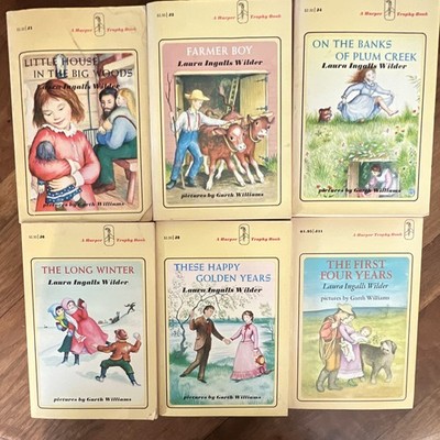 Little House Series Lot of 6 Paperbacks by Laura Ingalls Wilder Harper (1971)