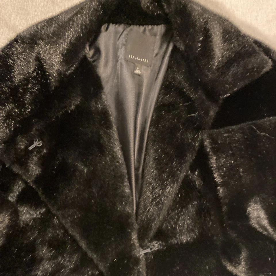 Chaqueta The Limited negra de piel sintética talla M Holiday Mob Wife Foto 3 de 4