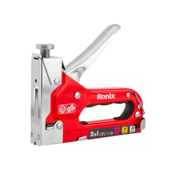 3In1 Handtacker Klammern KlammergeräT TÜV GS GeprüFt Profi Tacker FüR Holz-image