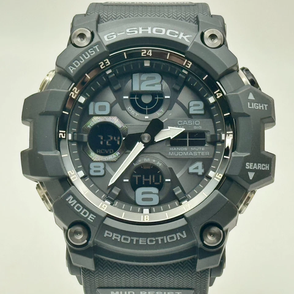 CASIO G-SHOCK GWG-100-1AJF Mudmaster Radio Solar Reloj Digital Analógico Negro - Imagen 3 de 4