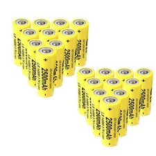 14500 Battery 2500mAh 3.7V Rechargeable Batteries For LED Flashlight LOT